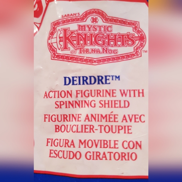 1999 Sabans Mystic Knights of Tir Na Nog Deirdre Figure McDonald's Toy NIP - Picture 4 of 7